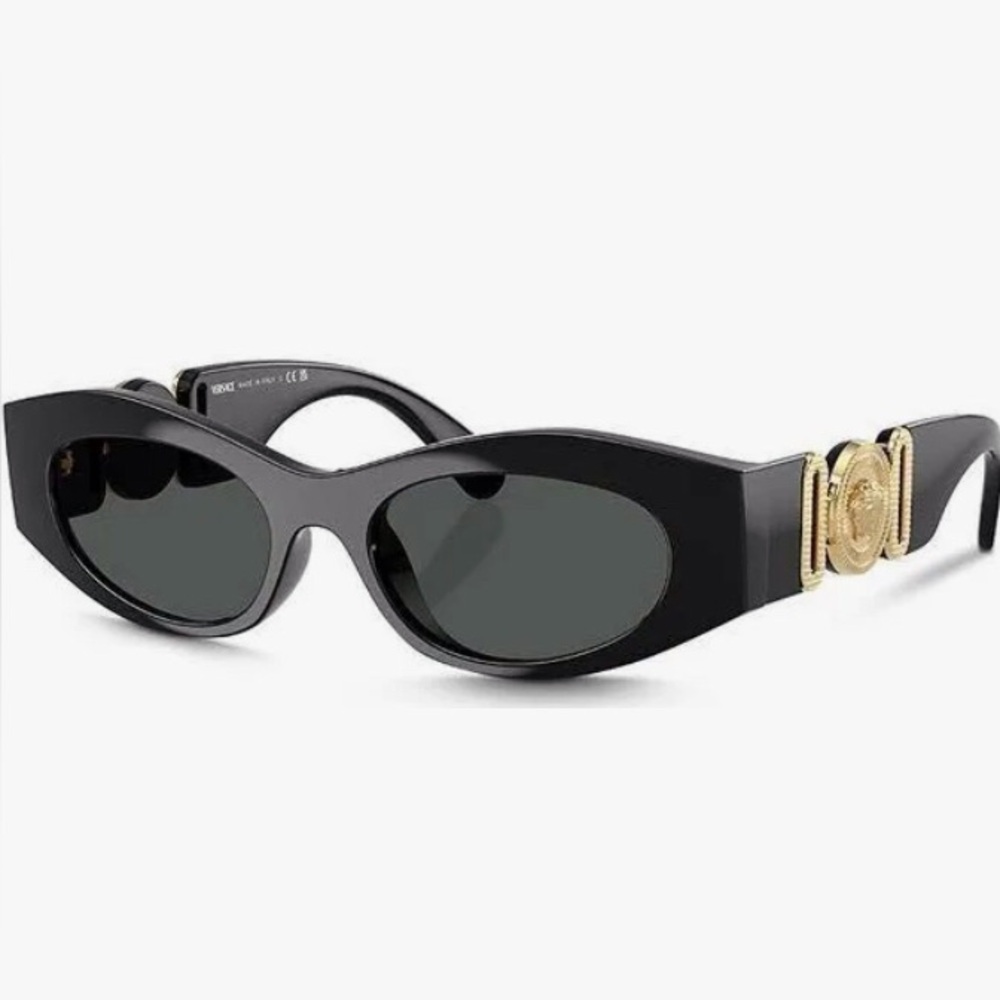 VERSACE VE4480U GB1/87 Black Cat Eyes Lux Sunglasses